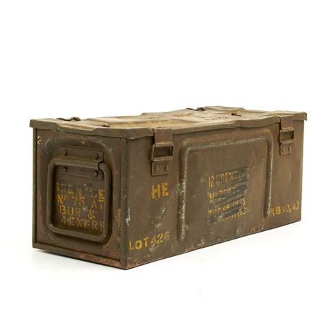 ww2 metal box|ww2 metal military box for sale .